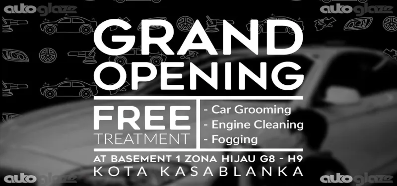 Autoglaze Express Buka Cabang Baru di Mall Kota Kasablanka